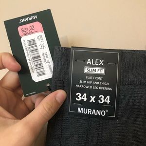 New Men’s 34-34 Murano Dress Pants